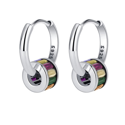 Aretes de Plata Esterlina S925 con Degradado - Diseño Minimalista y Elegante - Image 12