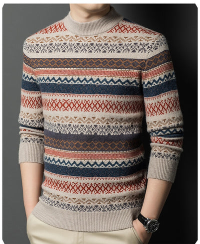Suéter de Rayas Grueso para Hombre - Playera Base Térmica - Image 22