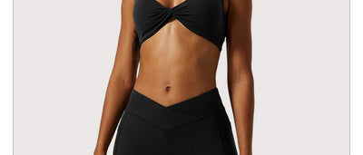 Sujetador Deportivo Mujer Espalda Cruzada Color Sólido - Image 21