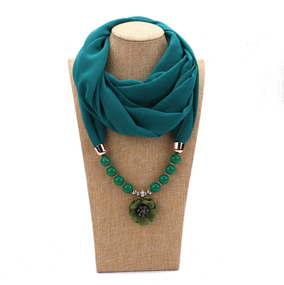 Collar Pañuelo de Gasa de Perlas - Image 15