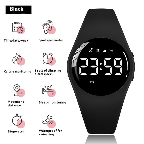 Reloj Deportivo Despertador Vibración Impermeable para Estudiantes - Image 5