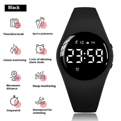 Reloj Deportivo Despertador Vibración Impermeable para Estudiantes - Image 5