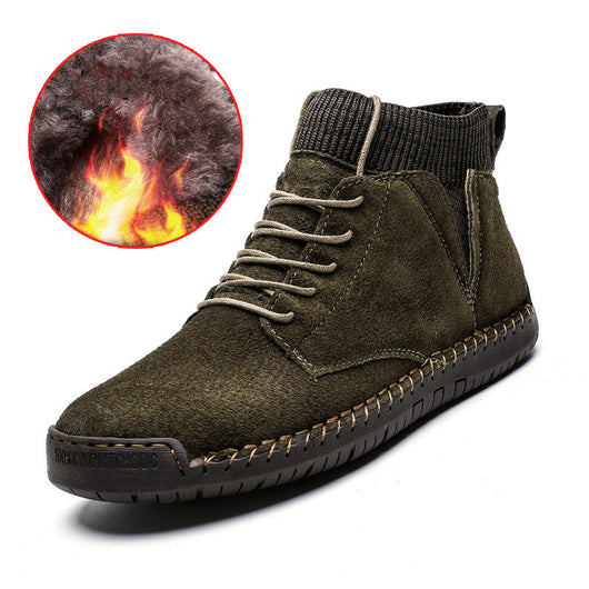 Zapatos Artesanales Talla 48 de Algodón para Hombre - Comodidad Oversized - Image 8