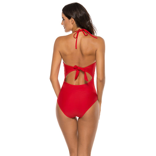 Traje de Baño Enterizo con Detalle de Malla - Image 2