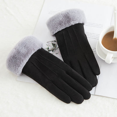 Guantes de Invierno en Gamuza con Lana Térmica para Mujer - Image 13