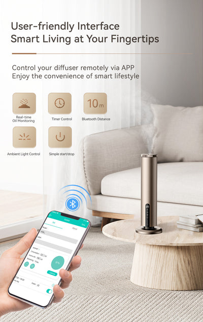 Difusor Aromático Bluetooth con Carga Silenciosa y Diseño Premium - Image 15