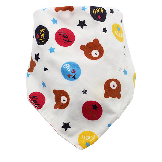 Baberos Impermeables Triangulares de Algodón con Diseños Infantiles - Image 26