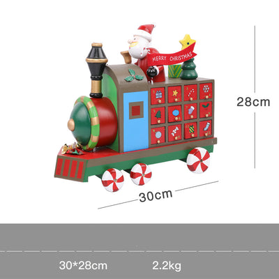 Calendario Navideño de Madera - Decoración Festiva - Image 15
