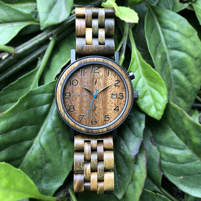 Reloj de Madera y Cuarzo Resistente al Agua - Estilo Ejecutivo - Image 22