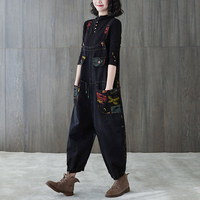 Jeans Casuales con Tirantes Estampados - Image 6
