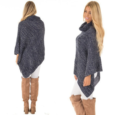 Chaqueta de punto tipo capa - Image 3