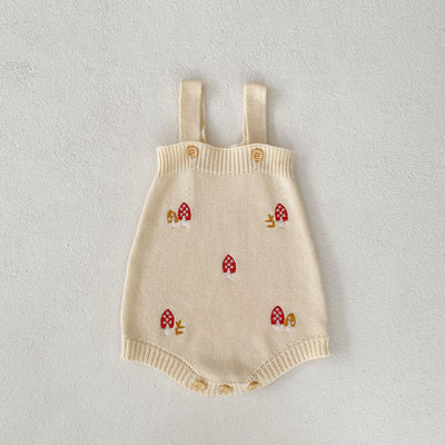 Conjunto de Punto para Bebé con Cuello de Loto Bordado - Ropa de Otoño - Image 4