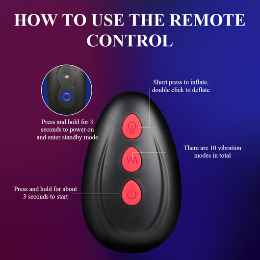 Plug Vibrador Inalámbrico con Control Remoto - Image 3
