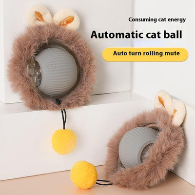 Juguete Interactivo Automático para Perros - Pelota Rodante Inteligente con Cuerda - Image 10