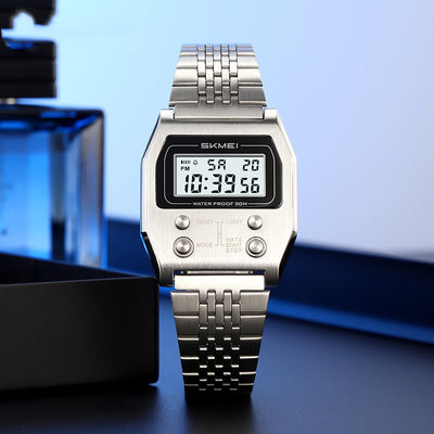 Reloj Digital Minimalista Retro Resistente al Agua para Hombre - Image 5