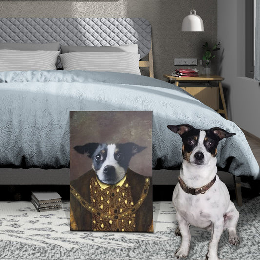 Retrato Personalizado de tu Mascota en Lienzo