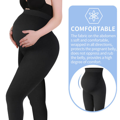 Pantalones Ajustados de Cintura Alta para Embarazadas - Image 2