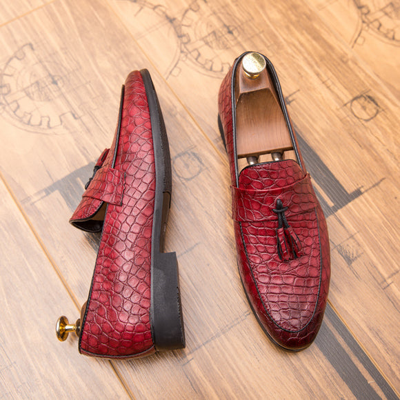 Zapatos Puntiagudos para Hombre Estilo Discoteca Británico