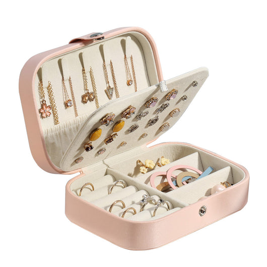 Organizador de Joyas de Dos Niveles Estilo Coreano para Aretes y Anillos - Image 7