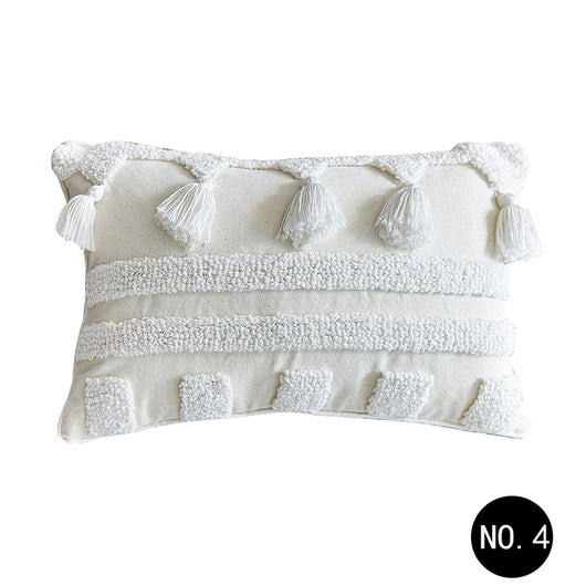 Almohada Decorativa Marroquí con Diseño Nórdico y Textura Acolchada - Image 7