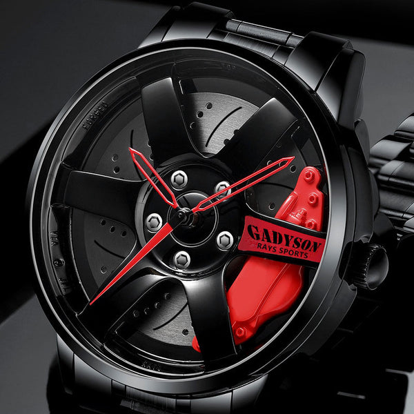 Reloj de Pulsera Hueco 3D con Correa de Acero - Estilo Moderno para Hombre