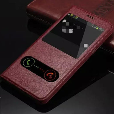 Funda Protectora de Cuero tipo Concha para Smartphone - Image 19