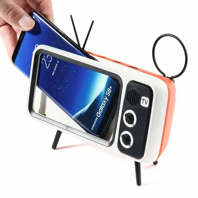 Parlante Bluetooth Retro con Soporte para Teléfono - Image 15
