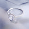 Anillo de Plata para Bodas y Compromisos con Circonia Cúbica Luxury