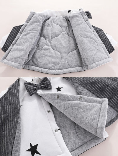 Conjunto Elegante Pequeño Caballero - Caja de Regalo Premium Negro y Oro - Image 15