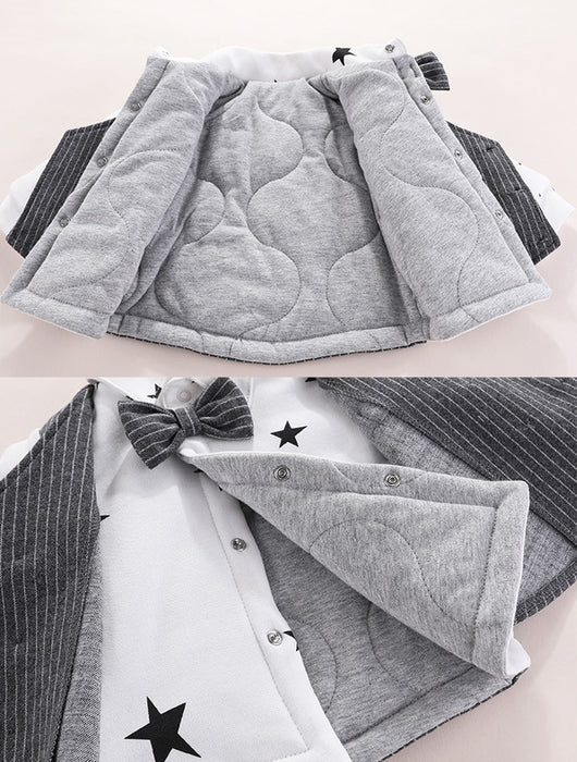 Conjunto Elegante Pequeño Caballero - Caja de Regalo Premium Negro y Oro - Image 15