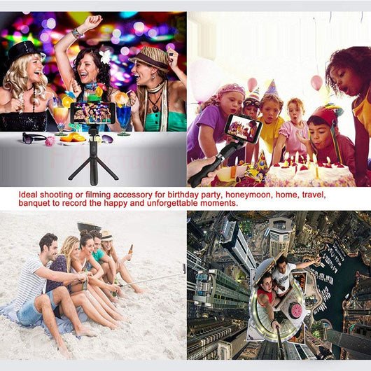 Trípode Selfie Stick Universal con Bluetooth - Compatible con iPhone y Android - Image 5