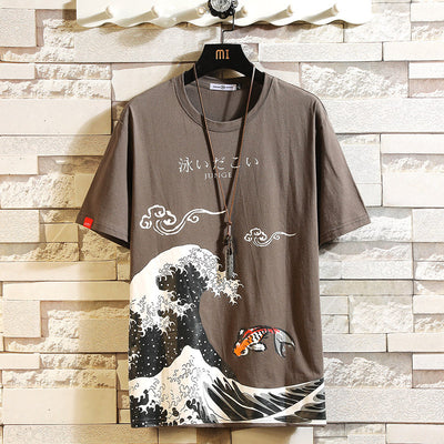 Playera Hombre Manga Corta Suelta y Cómoda - Image 6