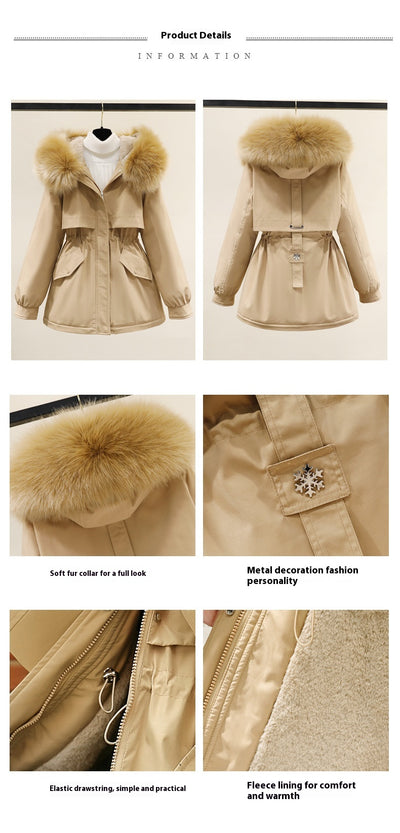 Abrigo Acolchado con Cuello de Piel Sintética - Parka Gruesa de Algodón - Image 39