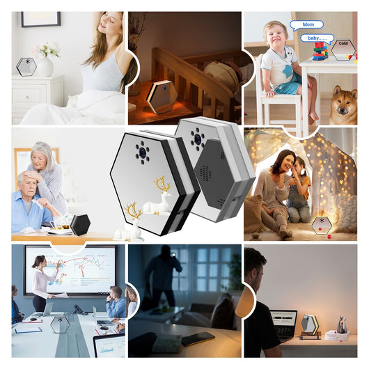 Cámara de Vigilancia WiFi HD con Visión Nocturna y Micrófono Dual para Hogar - Image 13