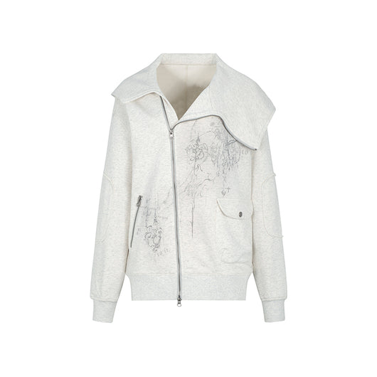 Sudadera Asimétrica Estilo Relajado para Mujer - Image 7