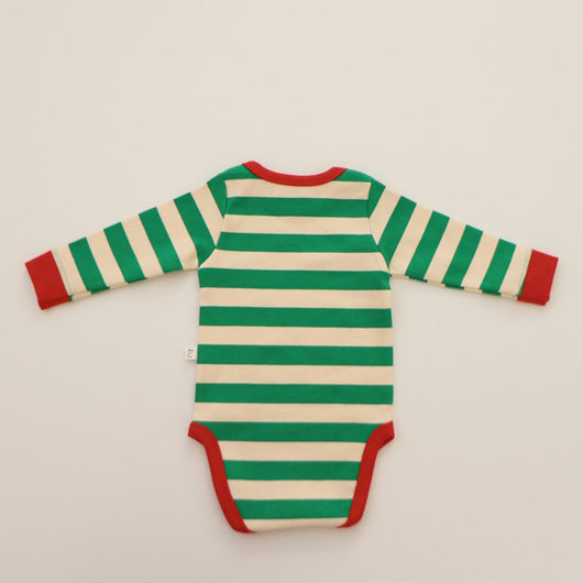 Conjunto de Romper a Rayas y Leggings para Bebé - Image 11