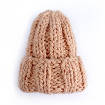 Gorro de Lana Gruesa para Mujer - Diseño Minimalista Otoño Invierno - Image 11