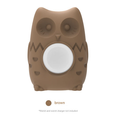 Base de Carga para Reloj Inteligente Diseño Búho de Silicona - Image 2
