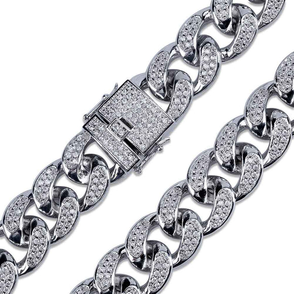 Cadena de Oro Gruesa para Hombre - Estilo Miami