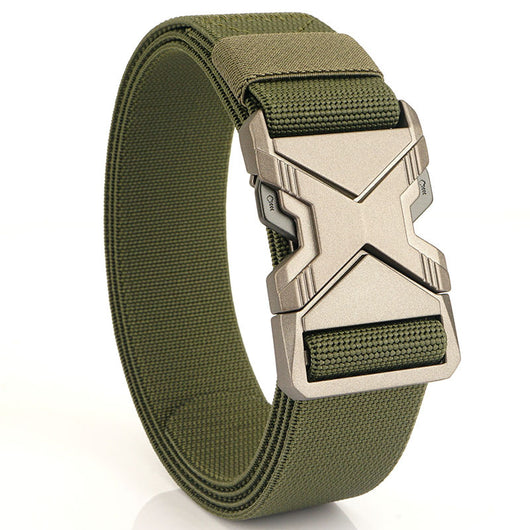 Cinturón Elástico Tejido para Hombre - Diseño Minimalista con Hebilla de Aleación - Image 13