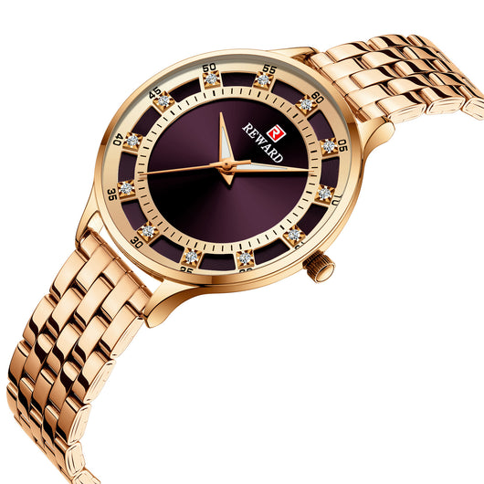 Reloj de Cuarzo para Mujer con Pulsera de Diamantes - Image 5