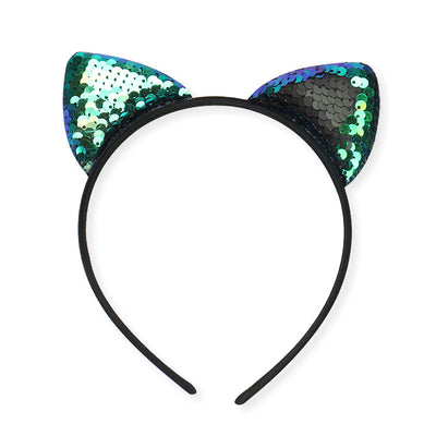 Diadema Orejas de Gato con Lentejuelas Reversibles - Image 8