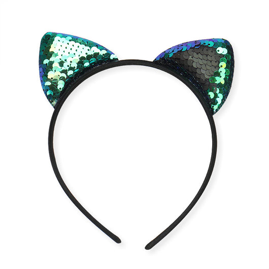 Diadema Orejas de Gato con Lentejuelas Reversibles - Image 8