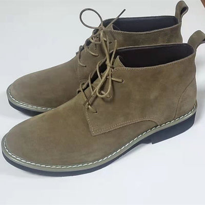 Botas Martin de Cuero Elevadoras para Hombre - Caña Media con Gamuza - Image 3