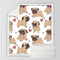 Manta Térmica Doble Capa Estampada de Algodón Fleece - Colección Cachorros