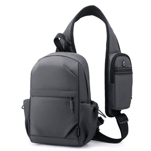 Mochila Pecho Oxford para Hombre - Bolsa Cruzada Funcional - Image 7