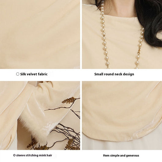 Blusa Tang Suit Estilo Chino con Base Terciopelo - Ropa Elegante para Mujer - Image 3