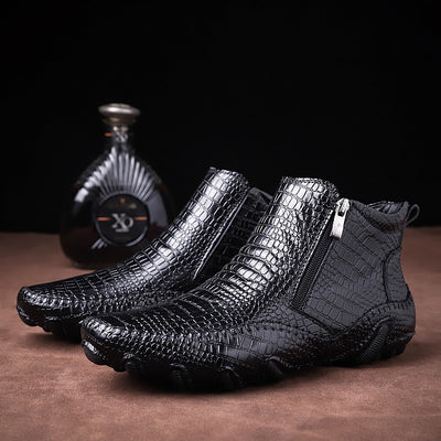 Botas Británicas Negras de Caña Media - Image 3