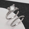 Double Stackable Set Rings 2Pcs For Women Wedding Engagement Party Finger-rings Good Quality Statement Jewelry Hot Sale Huitan Double Stackable Set Rings 2Pcs For Women Wedding Engagement Pa US 10