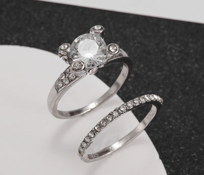 Set de 2 Anillos Apilables para Mujer - Joyería de Compromiso y Boda - Image 6